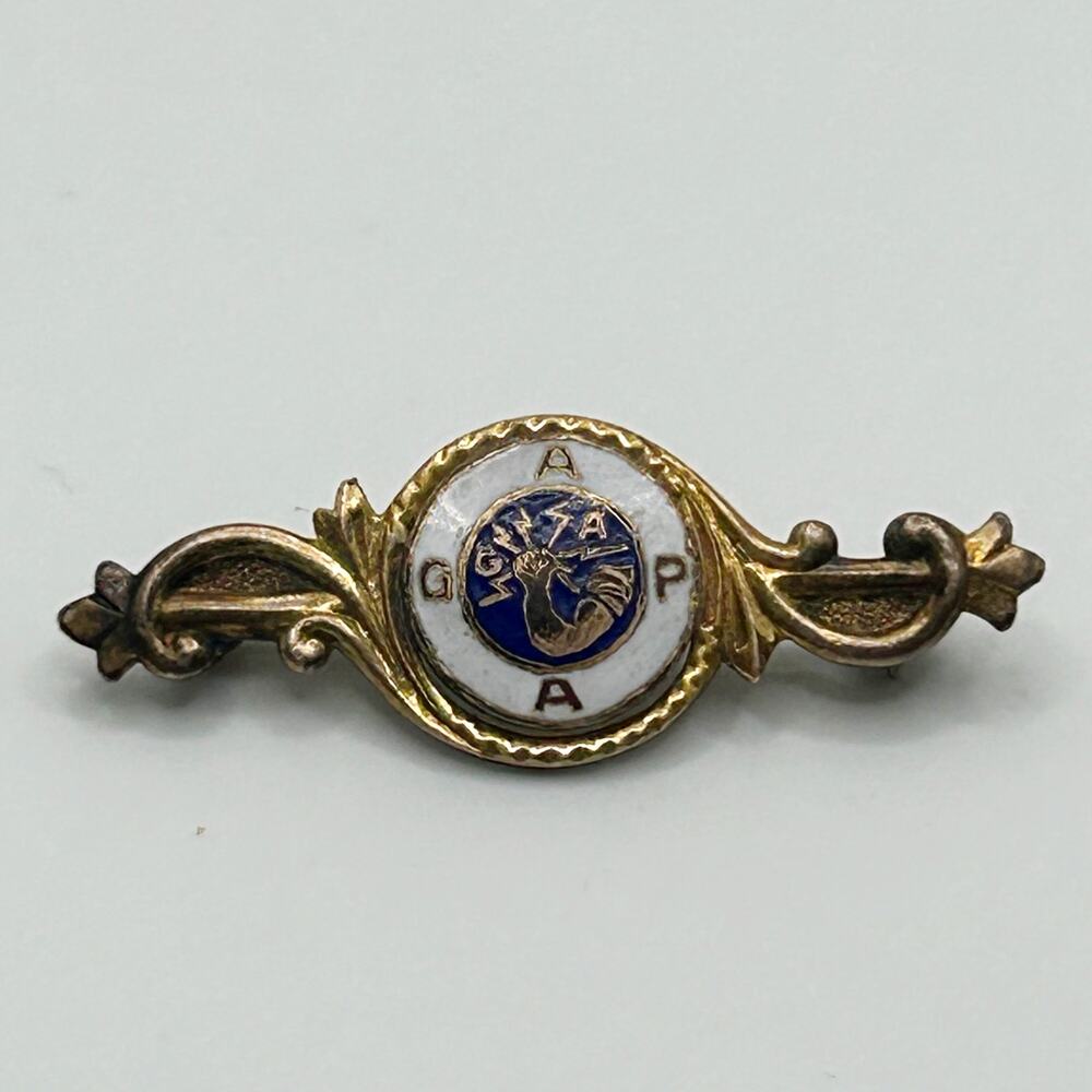 Rare Vintage G A P A Greek American Progressive Association Pin / Lapel